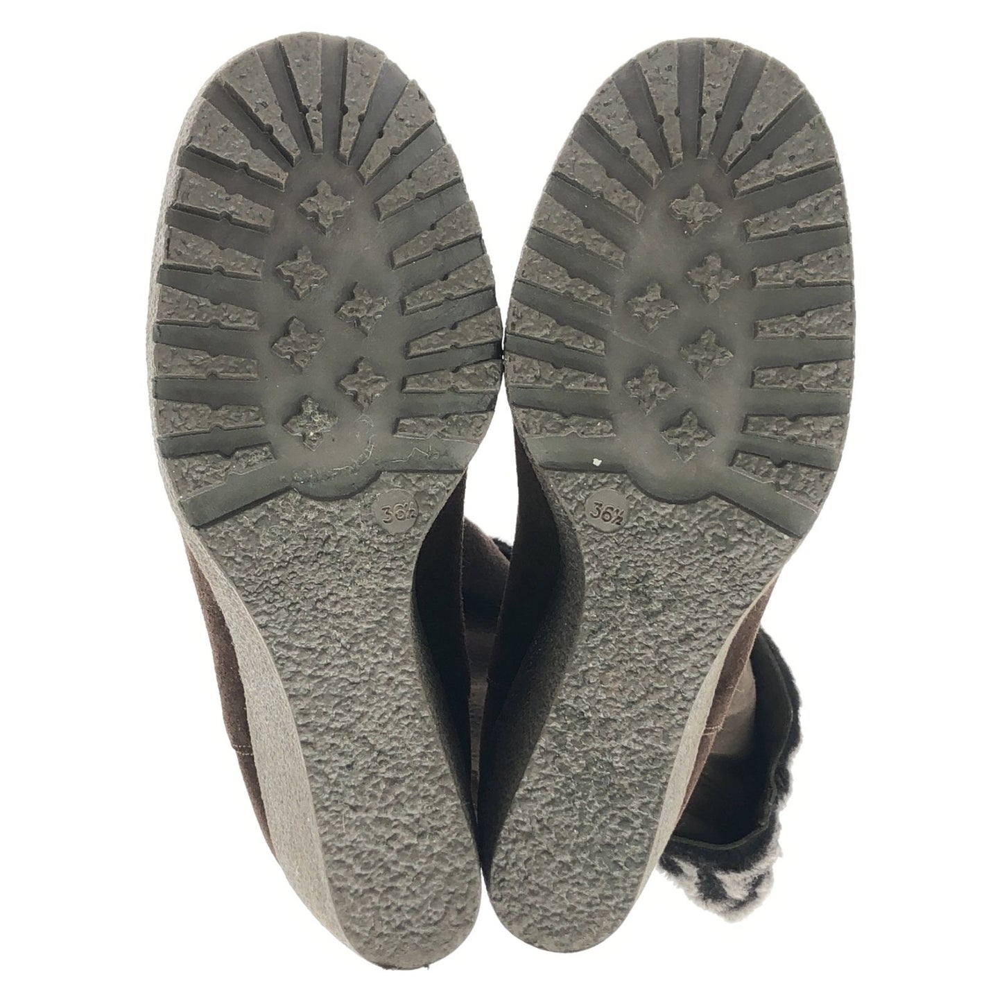 FENDI Brown Leather Boots - Elegant Craftsmanship, Size 36.5