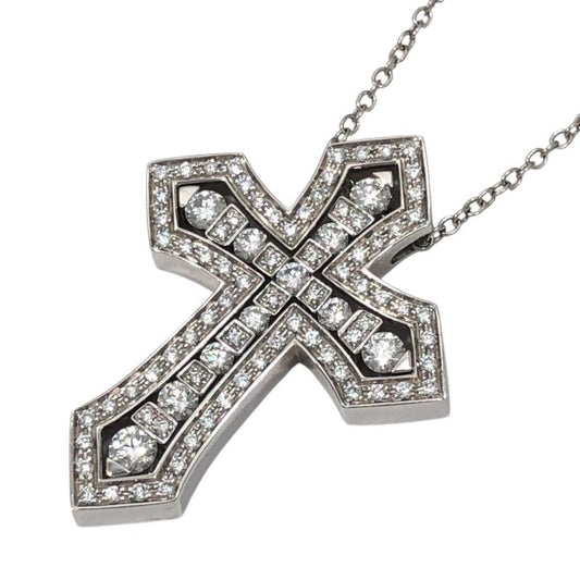 Damiani Belle Époque Crown Diamond Necklace in 750WG