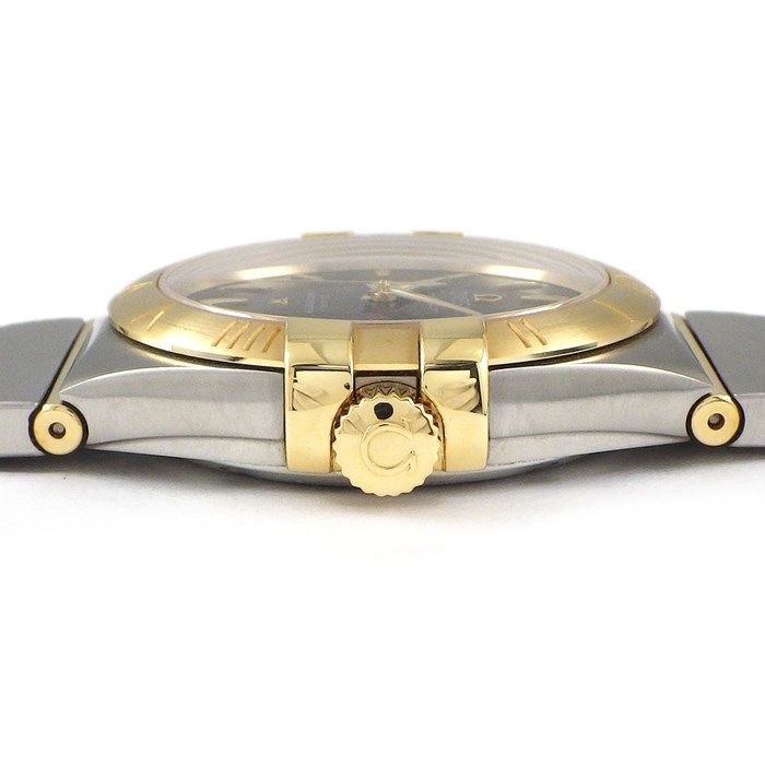 OMEGA Constellation Automatic Watch - 35mm Grey Dial, K18YG & SS