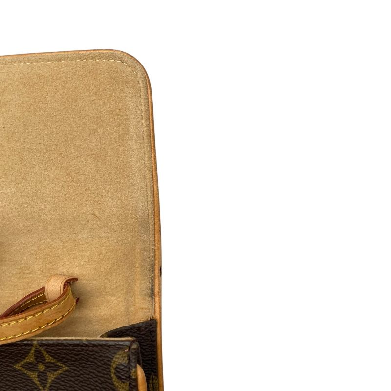 Louis Vuitton Monogram Canvas Pochette Twin GM - Brown