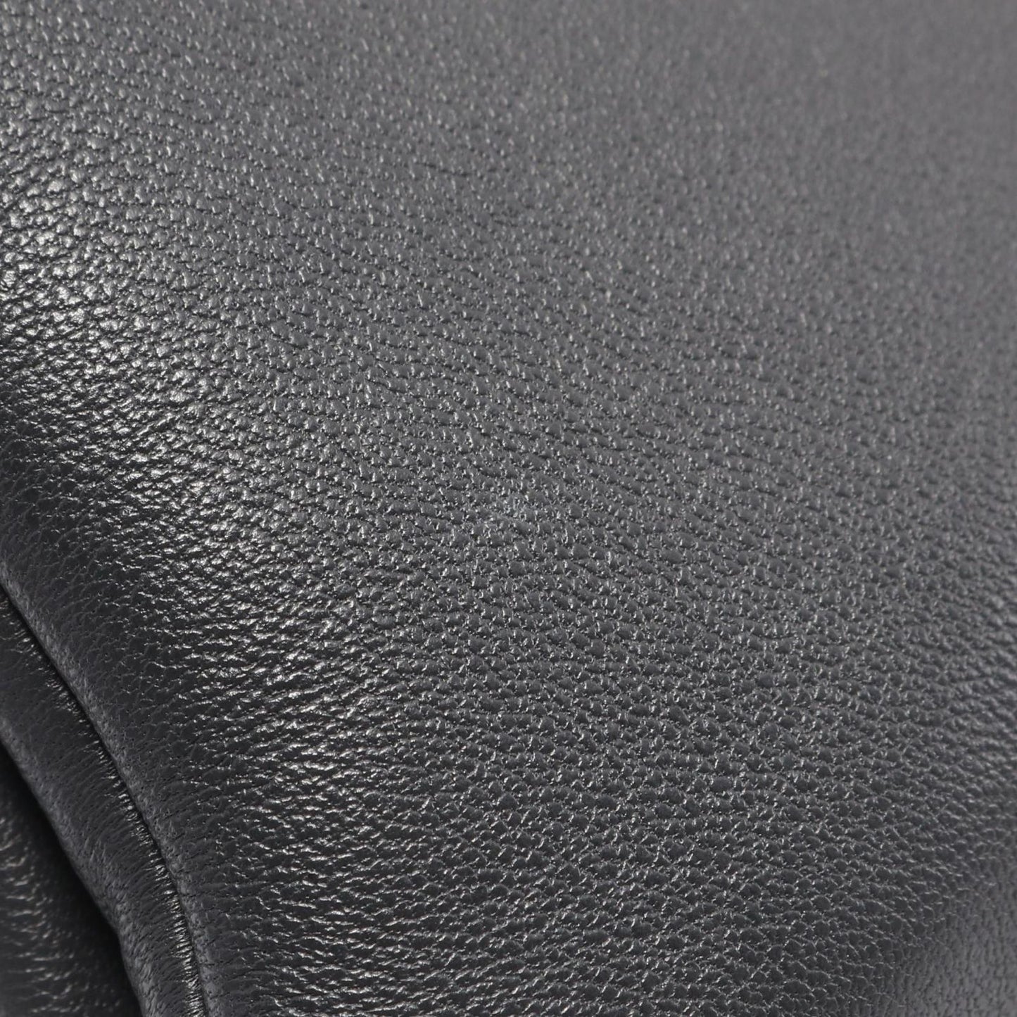 CELINE Trio Small Shoulder Bag in Dark Grey Leather