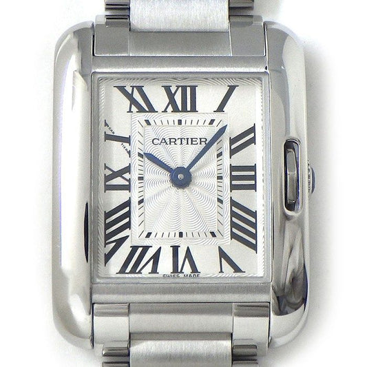 Cartier Tank Anglaise SM W5310022 - Exquisite Silver Dial Timepiece