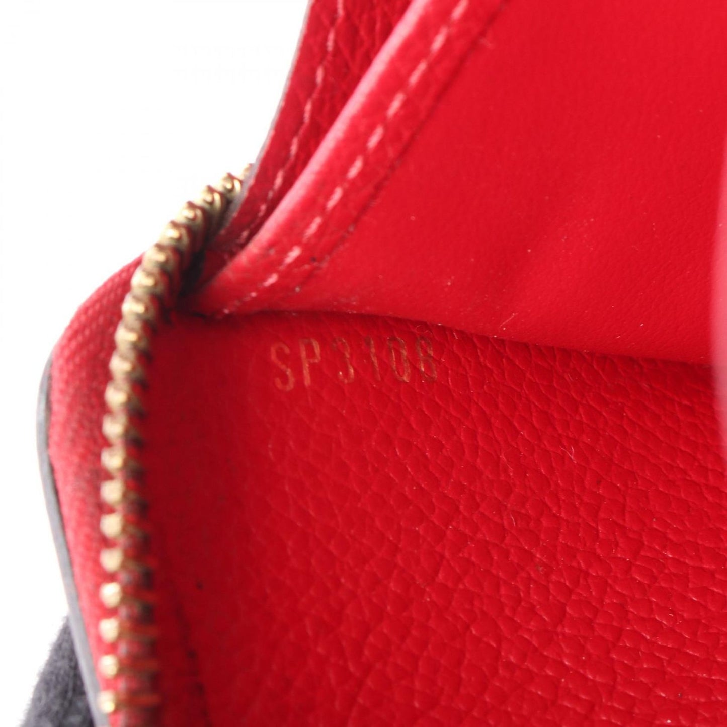 Louis Vuitton Zippy Wallet in Garnet Monogram Empreinte Leather