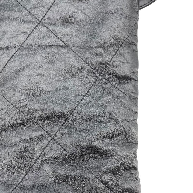 CHANEL 22 Large Backpack in Black Calfskin with Gold Hardware