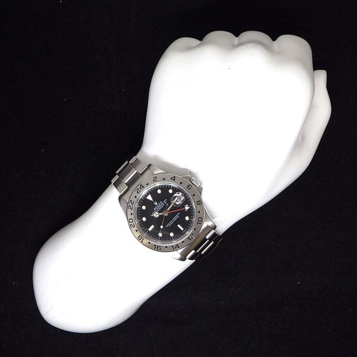 Rolex Explorer II 16570 A Series 1998-1999 Black Dial GMT Watch