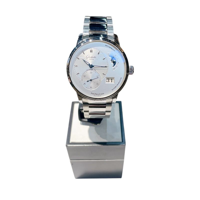 Glashütte Original PanoMatic Luna 1-90-02-42-32-71 Stainless Steel Watch