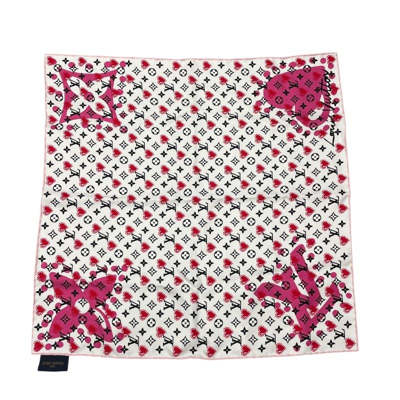 Louis Vuitton Multicolor Silk Bandana Scarf - Timeless Elegance