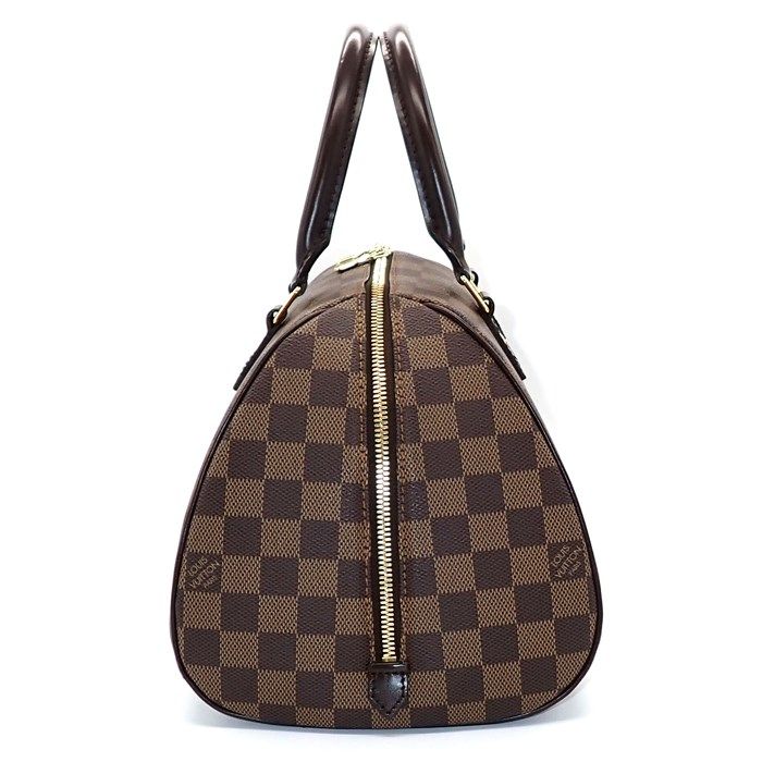 Louis Vuitton Riviera MM Boston Bag - Brown Damier Ebene Canvas
