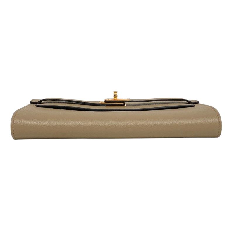 HERMES Kelly To Go W刻 Beige Marfa Gold Hardware Shoulder Bag
