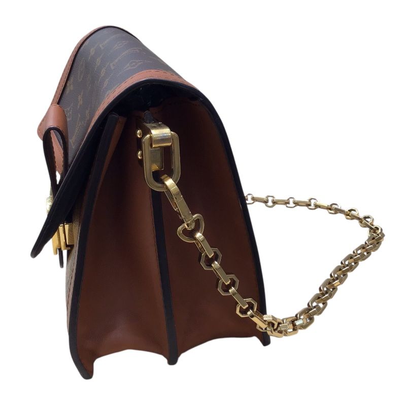 Louis Vuitton Dauphine MM Monogram Reverse PVC Leather Handbag