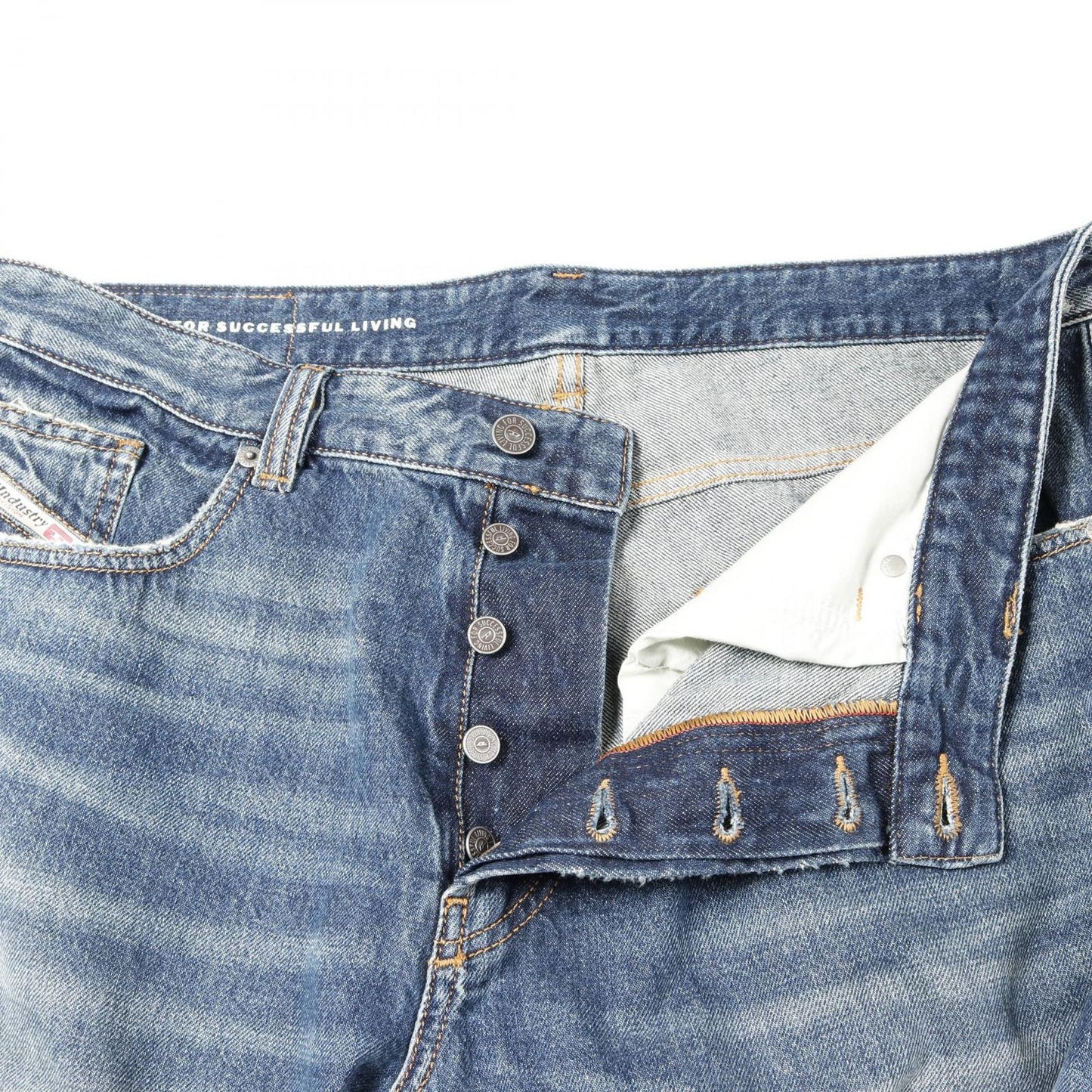 DIESEL 2010-S1 Blue Denim Pants - Timeless Elegance