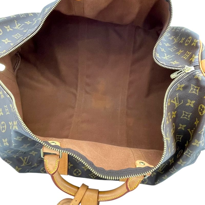 Louis Vuitton Keepall Bandoulière 60 Monogram Brown Unisex Bag