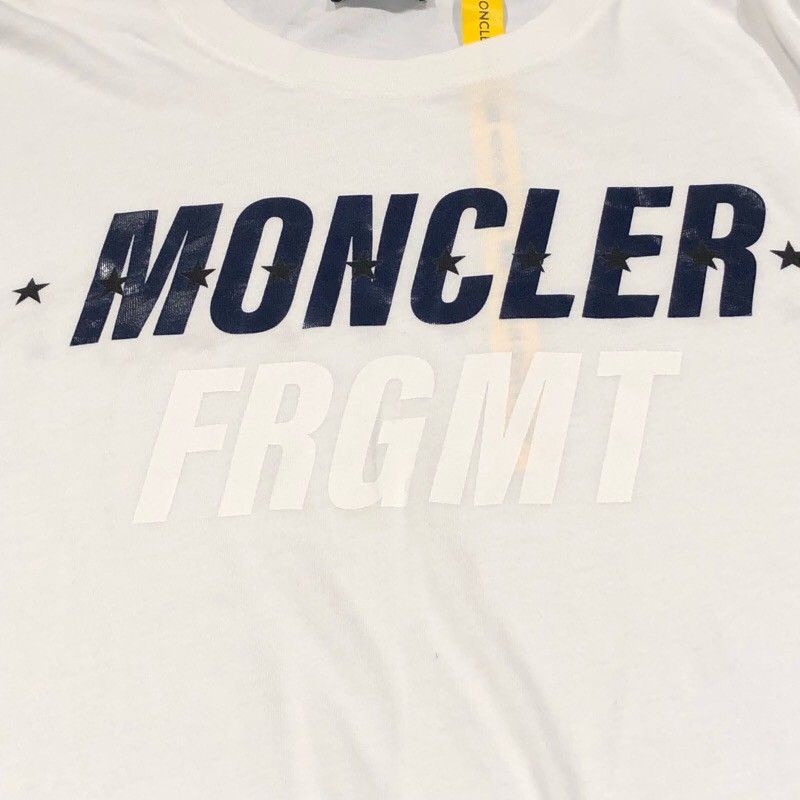 Moncler XFragment Logo Print T-Shirt - Exclusive Cotton Tee for Men