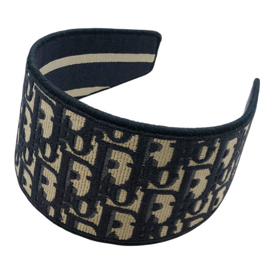 Christian Dior Oblique Canvas Headband - Timeless Elegance