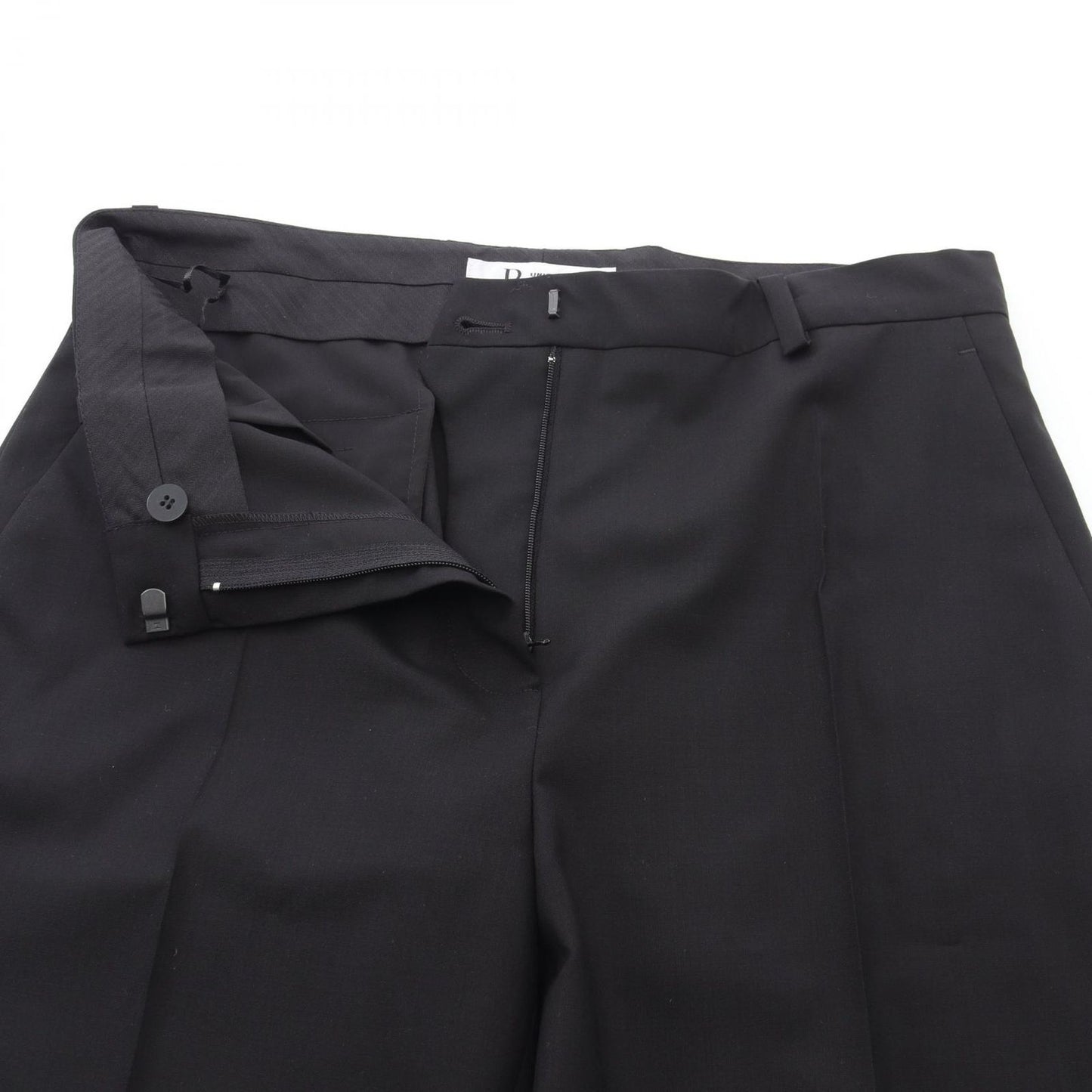 Christian Dior D Uniforme Wool Pants - Timeless Elegance in Black