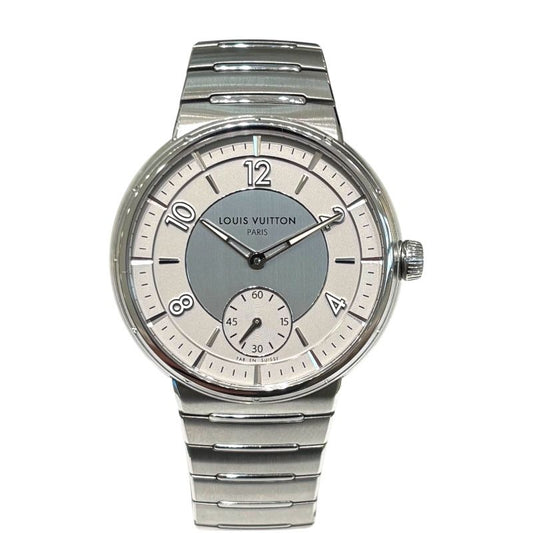 Louis Vuitton Tambour Automatic W1ST10 Silver Men's Watch