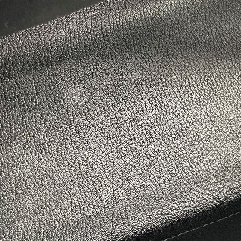 HERMES Kelly 32 Black Ardennes Handbag with Gold Hardware