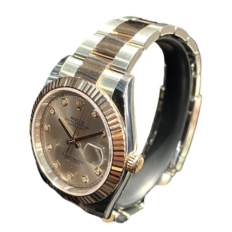 Rolex Datejust 41 Sandust 126331 Pink Gold & Stainless Steel Watch