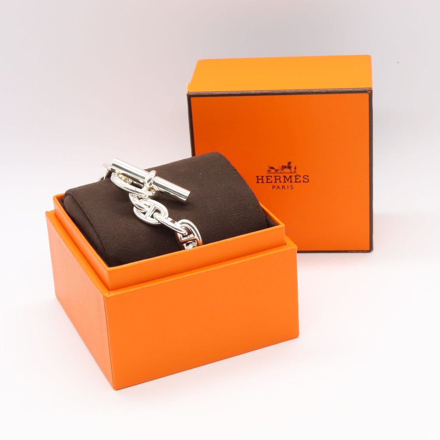 HERMES Chaine d'Ancre MM Bracelet in Silver 925 - Unused Luxury