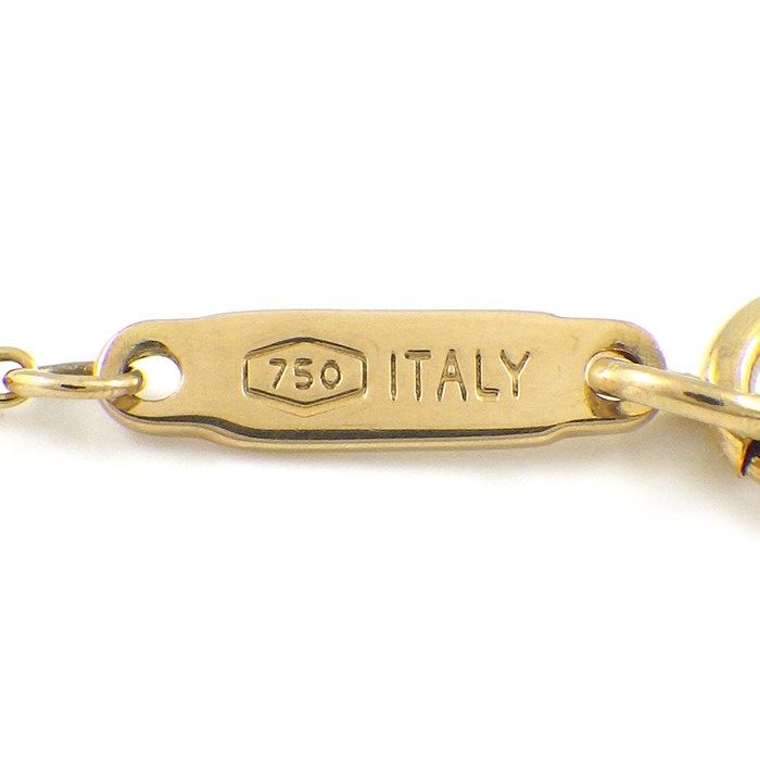 Tiffany & Co. Twist Bow Ribbon Necklace in K18 Yellow Gold