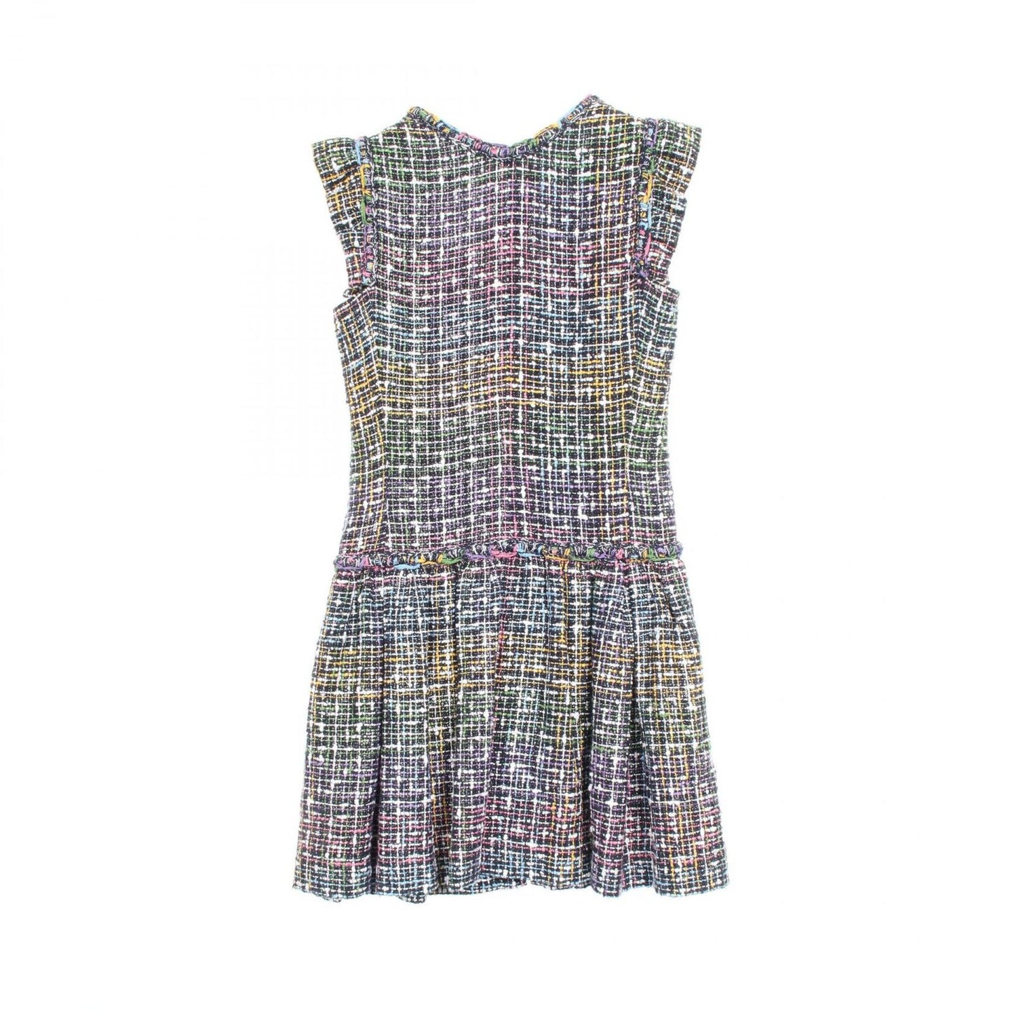 CHANEL Tweed Dress in Black & Multicolor - Timeless Elegance