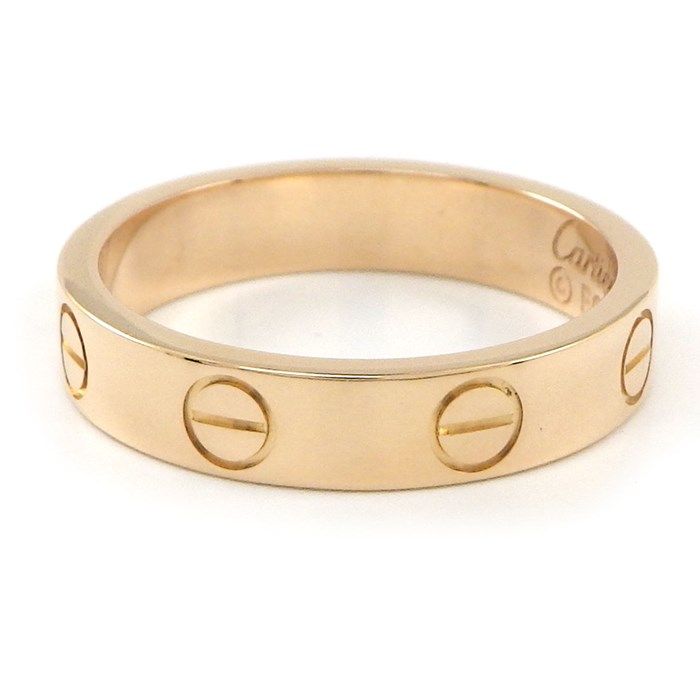 Cartier Love Ring Small Model K18PG - Timeless Elegance