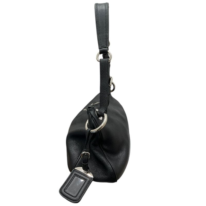 PRADA Viterbo Phoenix Semi Shoulder Bag - Black Luxury Fashion