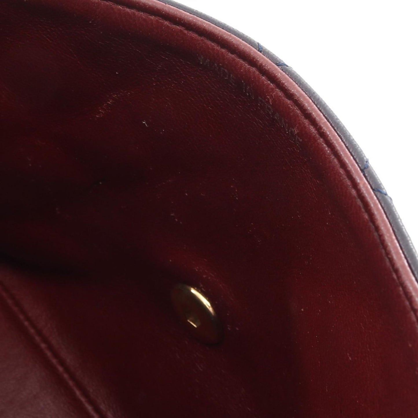 CHANEL Mini Matelassé 20 Shoulder Bag in Navy Lambskin