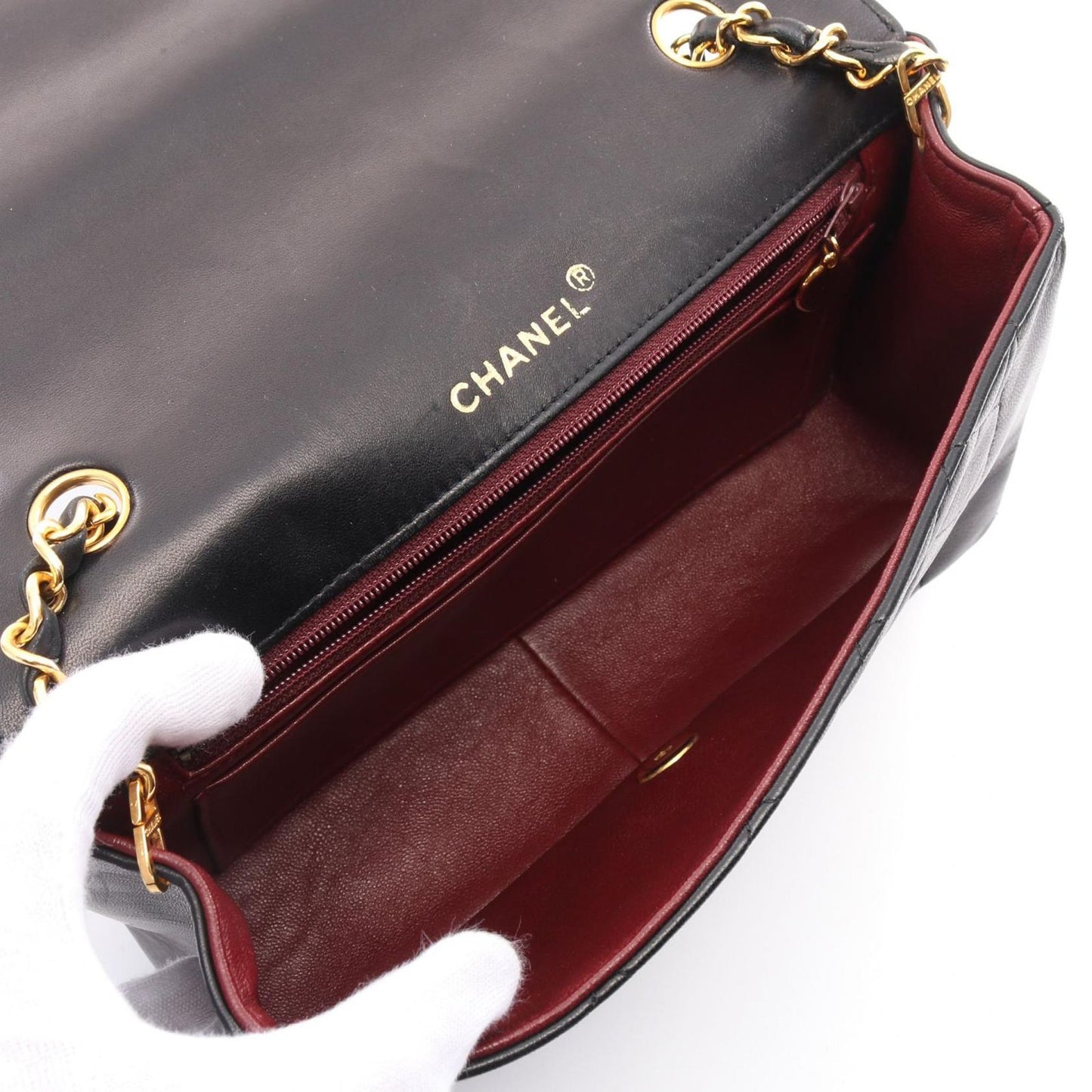 CHANEL Matelassé Diana Flap Shoulder Bag - Timeless Elegance
