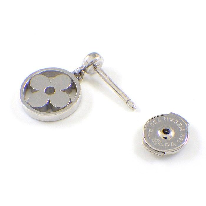 Louis Vuitton Monogram Idylle Flower Circle Diamond Earrings