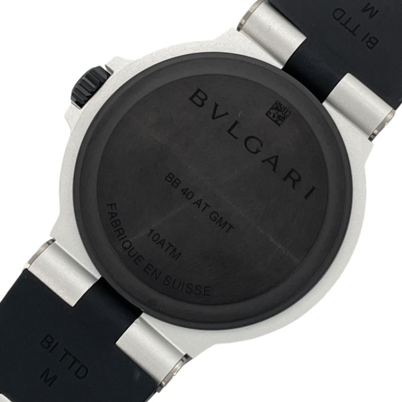 BVLGARI Aluminum GMT 40mm Automatic Men's Watch - White