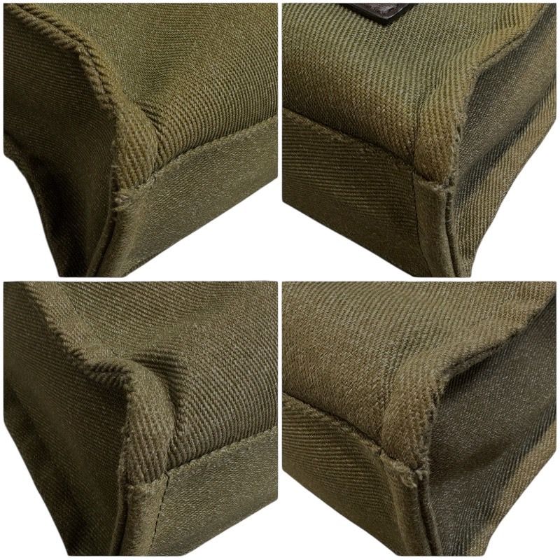 BALLY Khaki Canvas Tote Bag - Timeless Elegance for Men