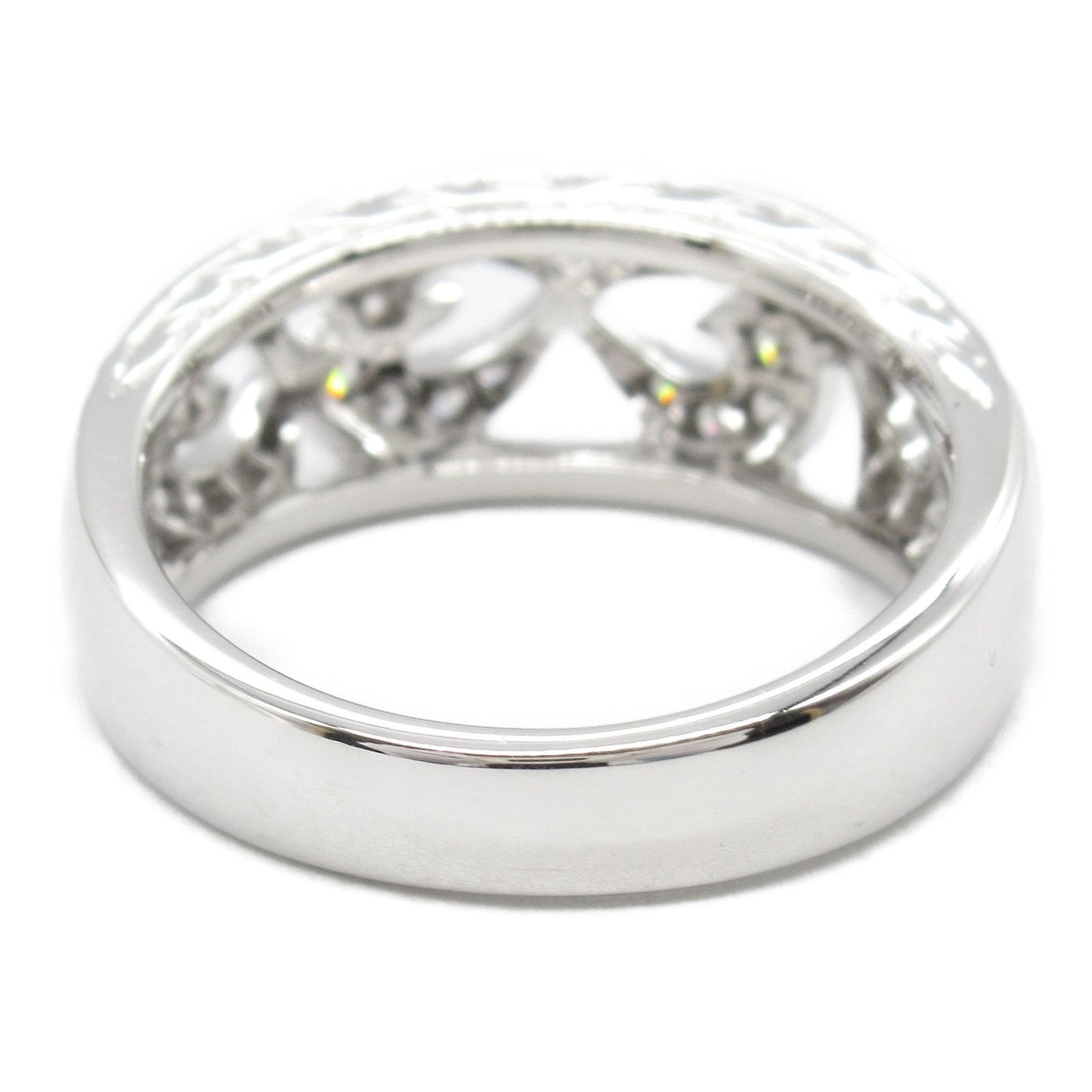 Elegant K18WG Diamond Ring - 0.40ct - Size 11.5