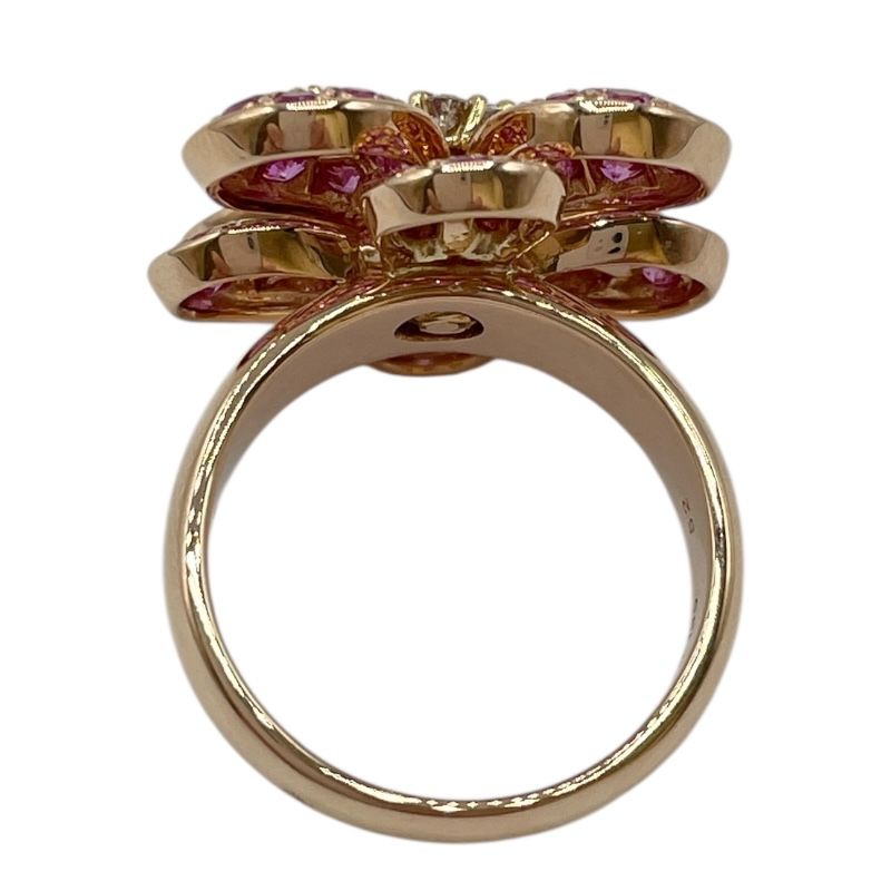 Van Cleef & Arpels Sensation Ring in 750 Pink Gold with Sapphire & Diamonds