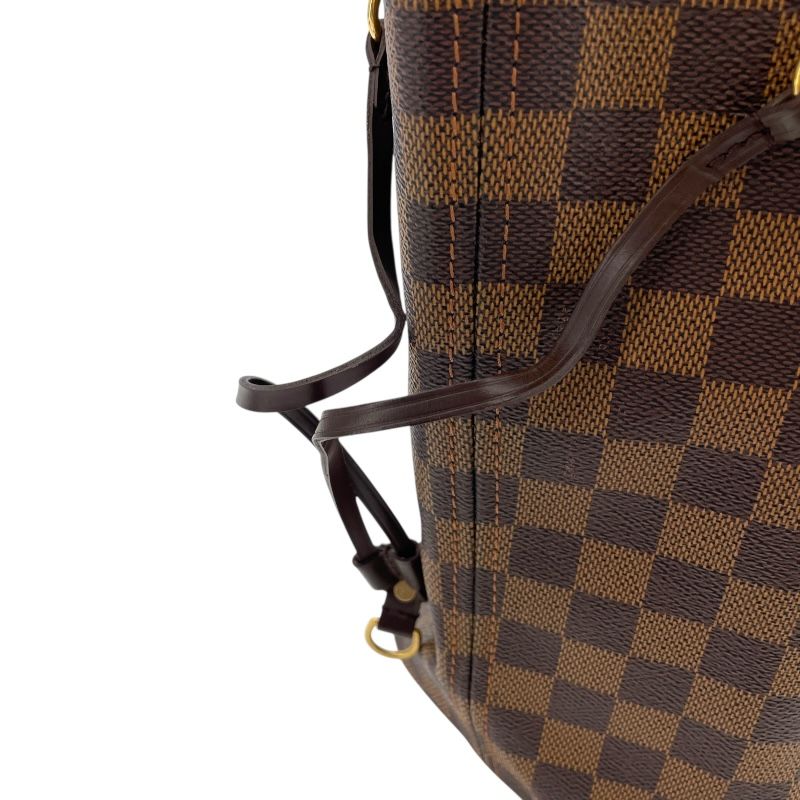 Louis Vuitton Neverfull MM Damier Ebene Canvas Tote Bag