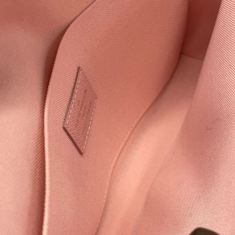 Louis Vuitton Pochette Felicie N63106 White Damier Azur Shoulder Bag