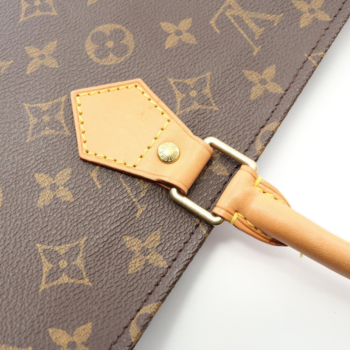 Louis Vuitton Sac Plat Tote Bag - Timeless Elegance in Brown