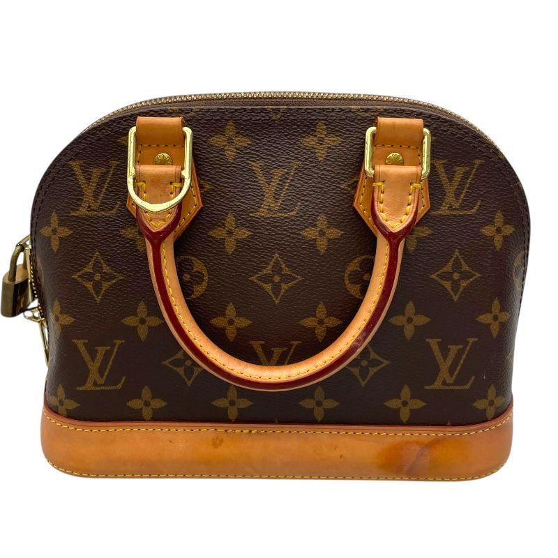 Louis Vuitton Alma BB Monogram Canvas Handbag - Brown