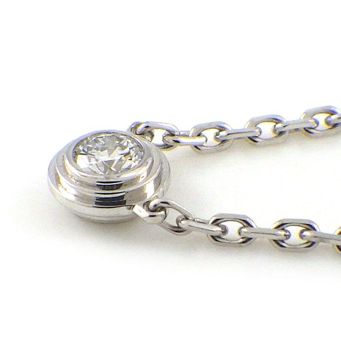 Cartier Amour XS Diamond Necklace in 18K White Gold
