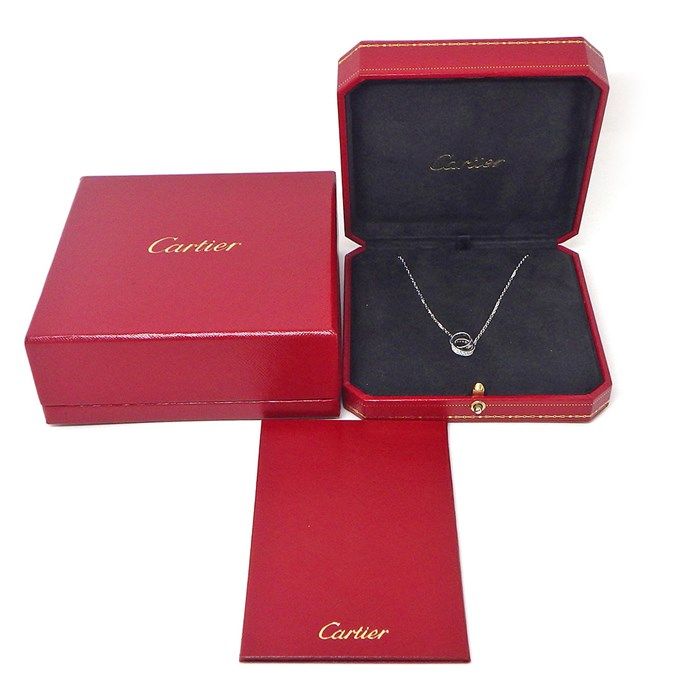 Cartier Love Necklace B7013700 with 0.22ct Diamonds in K18WG