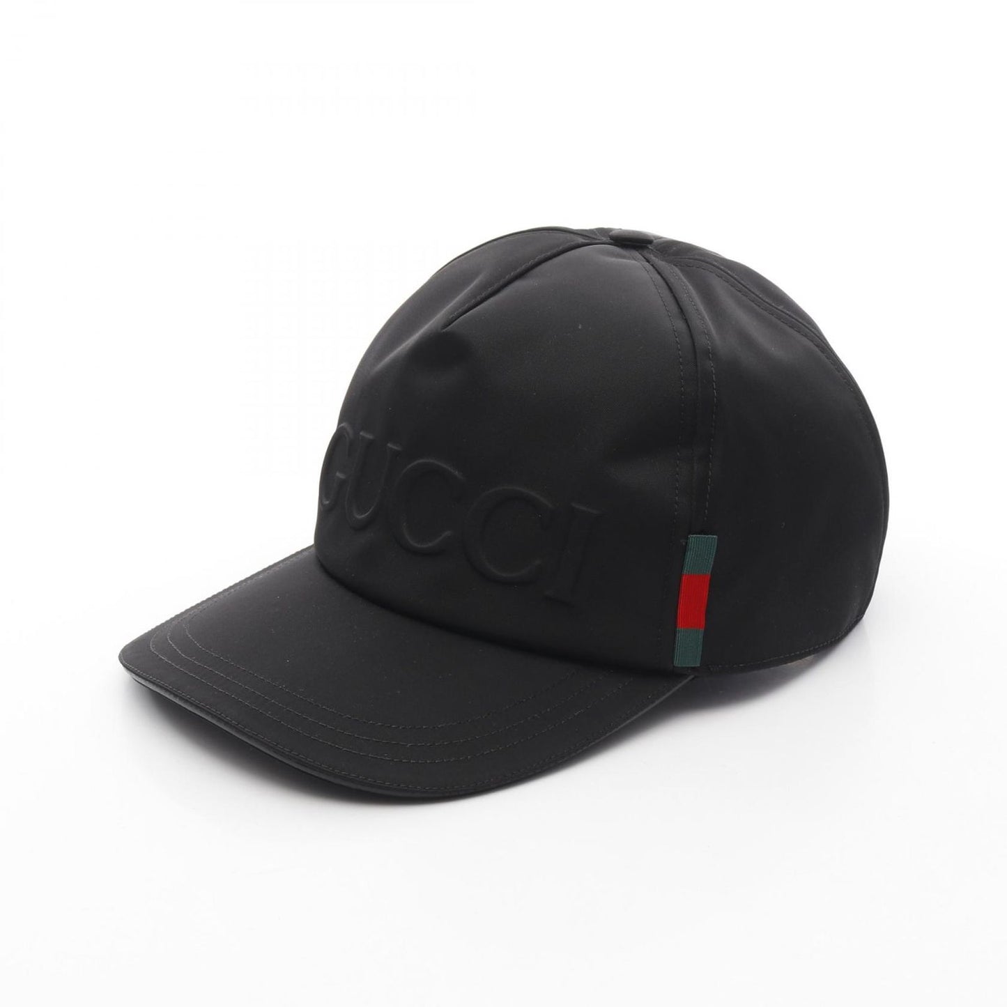 GUCCI Logo Nylon Cap - Black - New Arrival