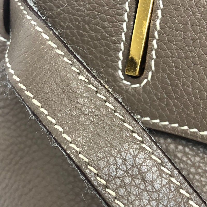 HERMES Birkin 35 Etoupe with Gold Hardware - Iconic Luxury Handbag