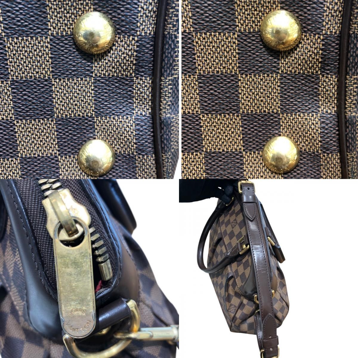 Louis Vuitton Trevi PM Brown Damier Shoulder Bag - Exquisite Craftsmanship