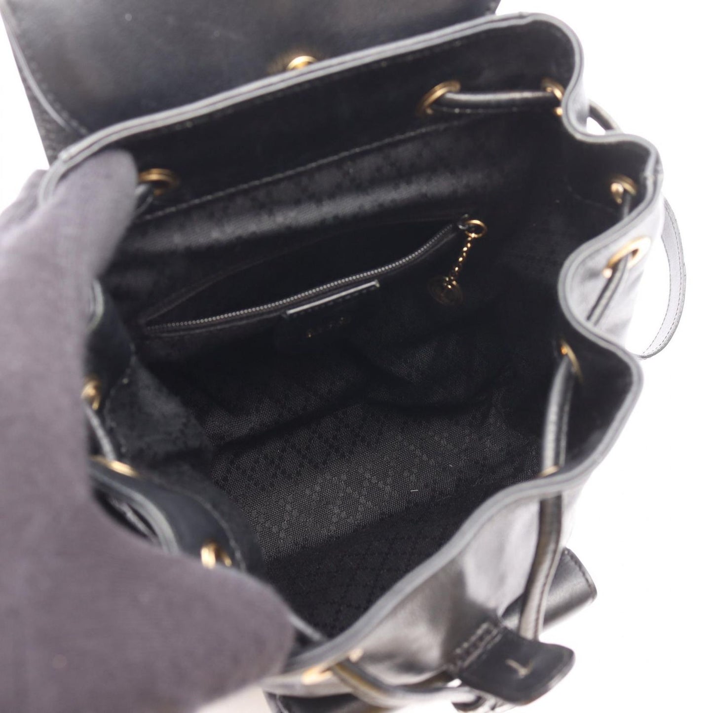 GUCCI Bamboo Mini Backpack in Black Leather - Timeless Elegance