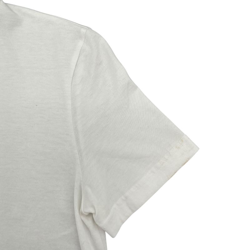 Dolce & Gabbana Embroidered Lace Neck T-Shirt - White Cotton