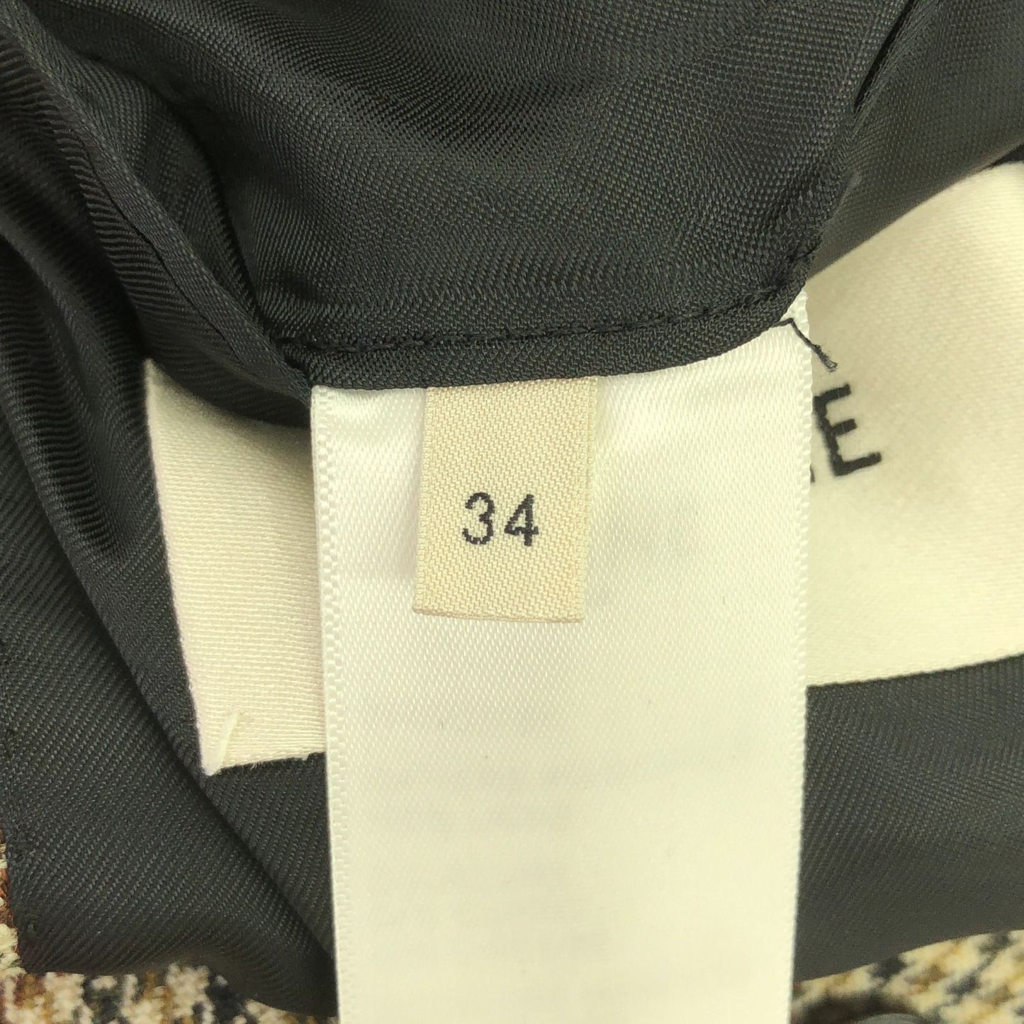 CELINE Beige Wool Tailored Jacket - Timeless Elegance