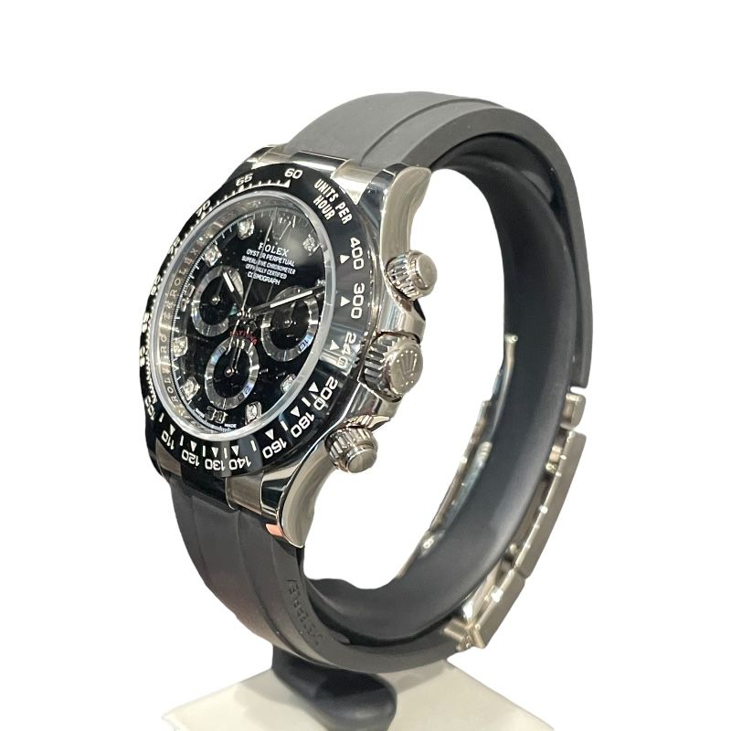 ROLEX Daytona 116519LNG - Exquisite White Gold & Rubber Chronograph