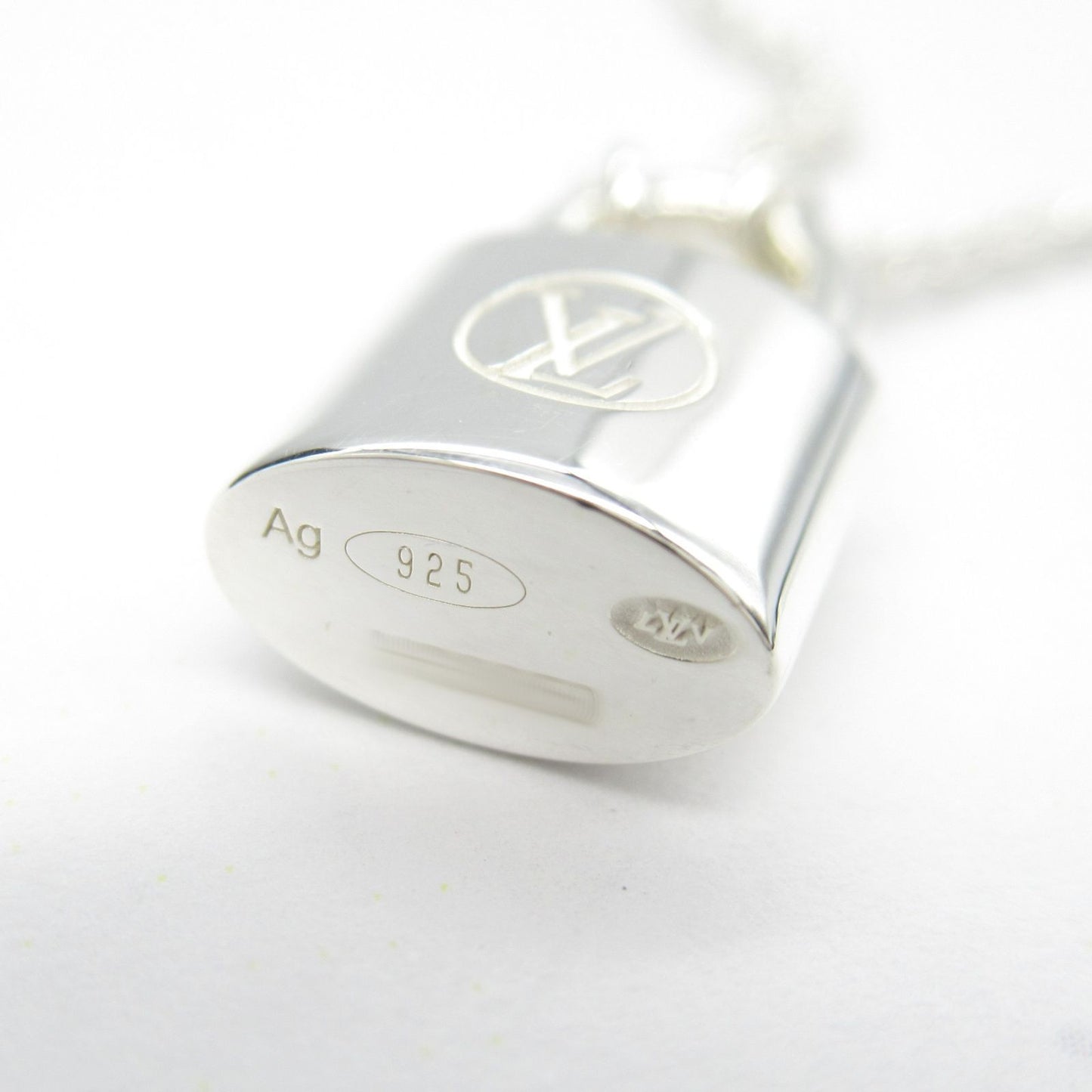 Louis Vuitton Pandantif Lockit Necklace - Silver 925, 49.5cm