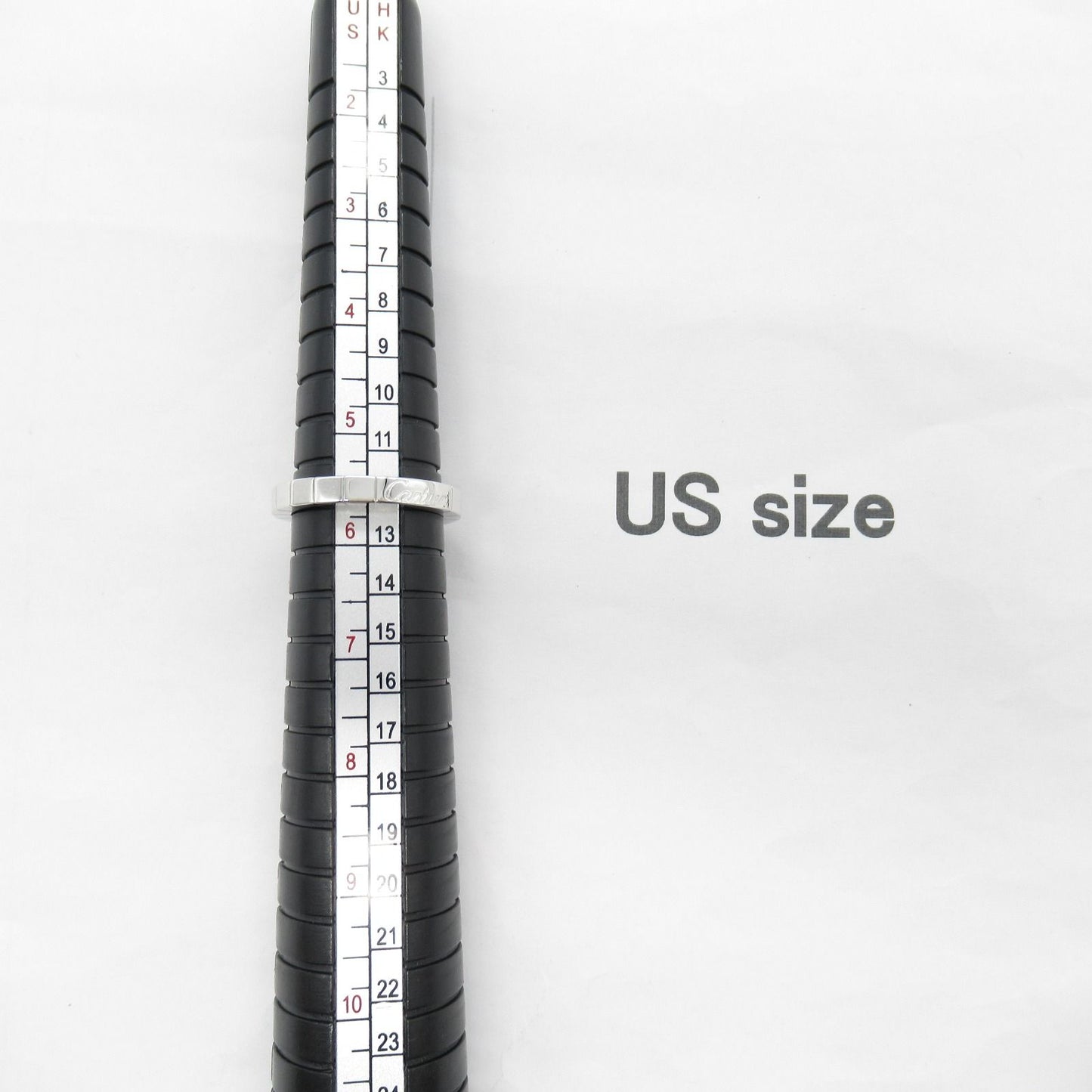 CARTIER Laniere Ring in K18 White Gold - Timeless Elegance