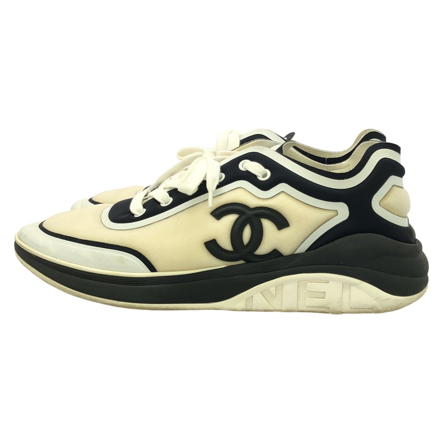 CHANEL Black Fabric Sneakers - Timeless Elegance for Men